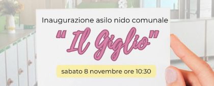 Inaugurazione asilo nido 