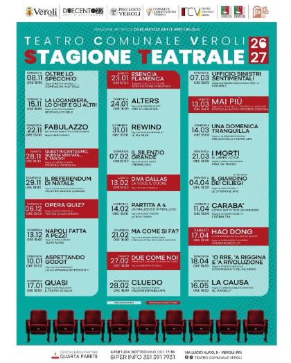 Teatro Comunale Veroli - stagione 26/27