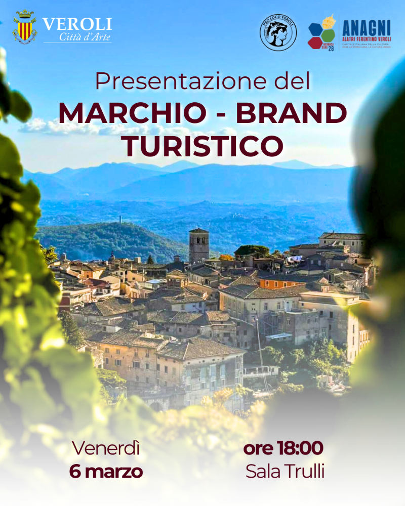 Città di Veroli - Presentazione brand turistico