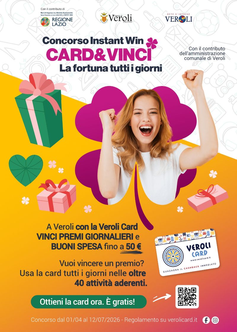 Veroli card - Card&Vinci