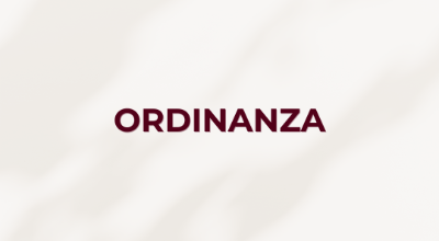 ORDINANZA