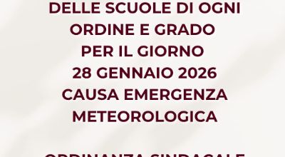 Ordinanza chiusura 7-2026