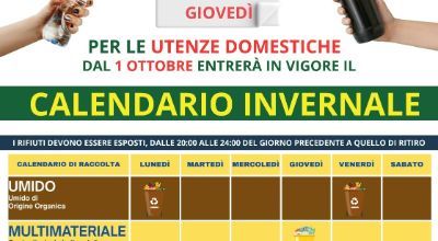RIFIUTI 1 OTTOBRE