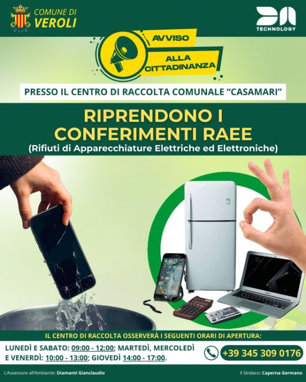 Conferimento RAEE