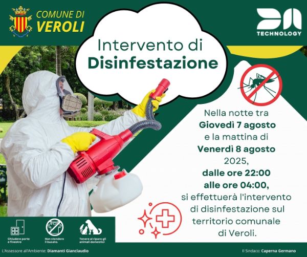 disinfestazione zanzare