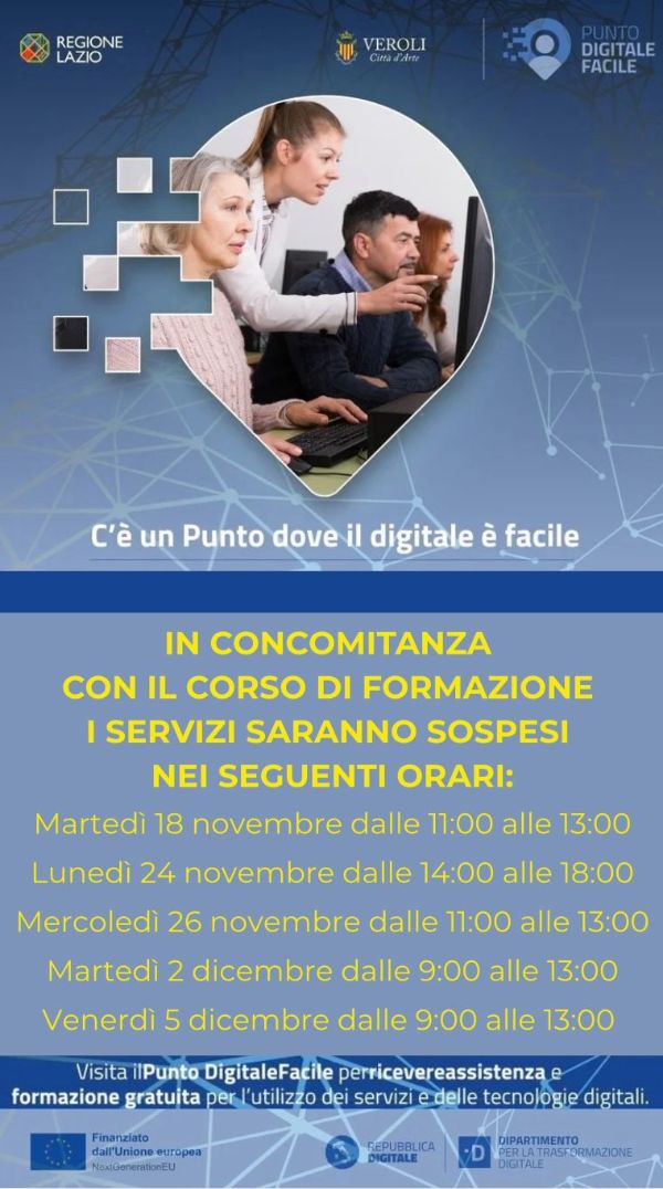 punto digitale sospensione