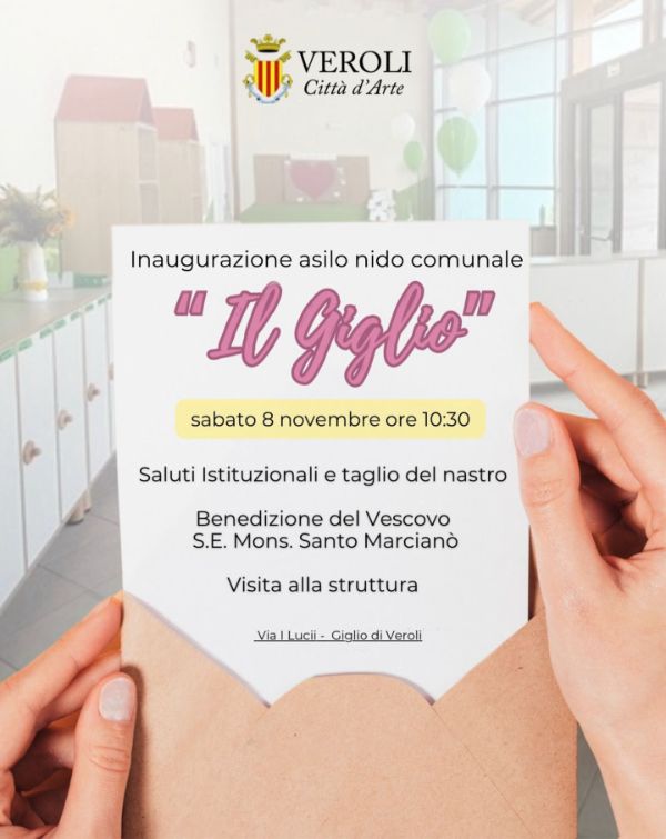 inaugurazione asilo nido giglio