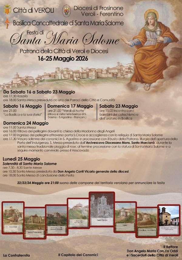 Festa S.Salome programma religioso