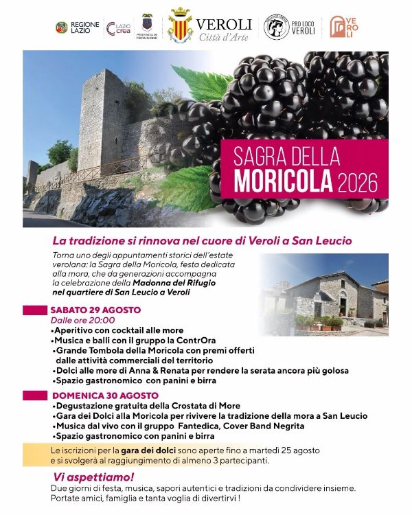 Sagra della moricola2026